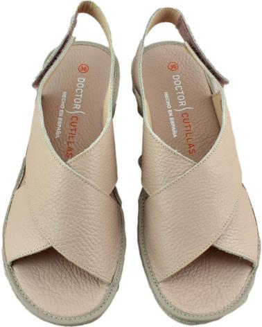 Sandalias D`CUTILLAS  de Mujer SANDALIA MUY COMODA CON TIRAS CRUZADAS  NUDE
