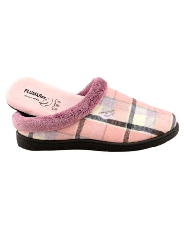 Woman House slipers PLUMAFLEX ZAPATILLAS DE ESTAR EN CASA CON PLANTIL ROSA
