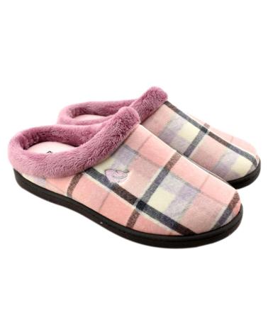Woman House slipers PLUMAFLEX ZAPATILLAS DE ESTAR EN CASA CON PLANTIL ROSA