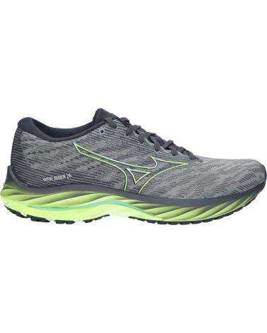 Scarpe sport MIZUNO  per Uomo WAVE RIDER 26 J1GC2203  ULTIMATE GRAY-NEO LIME-EBONY