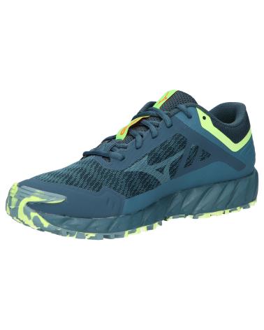 Zapatillas deporte de Hombre MIZUNO WAVE IBUKI 3  J1GJ2073 17 ORIONBLUE-SMOKEBLUE-NEOLIME