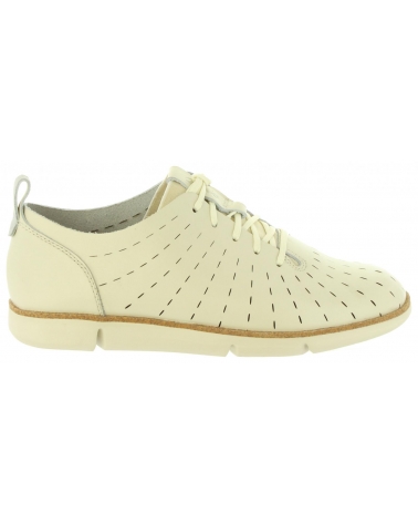 Zapatos CLARKS  de Mujer 26132529 TRI ETCH  WHITE LEATHER