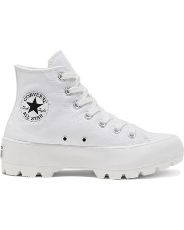 Zapatillas deporte CONVERSE  de Mujer ZAPATILLAS CTAS LUGGED HI  WHITE-BLACK-WHITE
