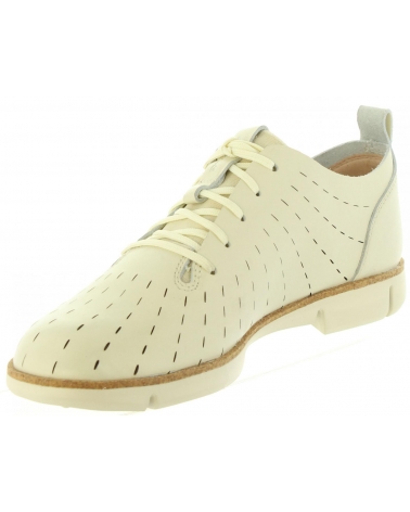 Schuhe für Damen CLARKS 26132529 TRI ETCH WHITE LEATHER