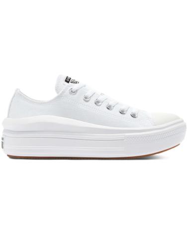 Sapatos Desportivos CONVERSE  de Mulher 570257C CHUCK TAYLOR ALL STAR MOVE  WHITE-WHITE-WHITE