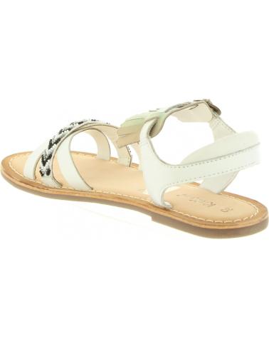 Sandálias KICKERS  de Menina 545362-30 DIXIE  3 BLANC