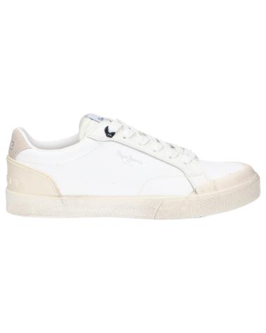 Sapatos Desportivos PEPE JEANS  de Mulher PLS31285 KENTON VINTAGE  800WHITE