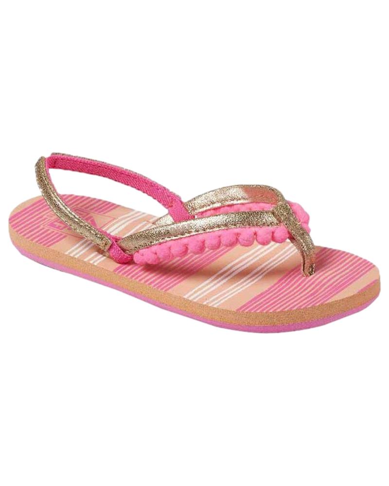 Chanclas De Ni a REEF LITTLE POM POM PINK