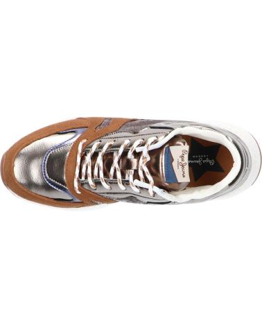 Woman Zapatillas deporte PEPE JEANS PLS31051 HARLOW SPACE 879COGNAC