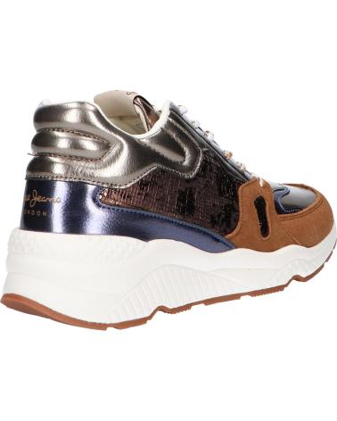 Woman Zapatillas deporte PEPE JEANS PLS31051 HARLOW SPACE 879COGNAC