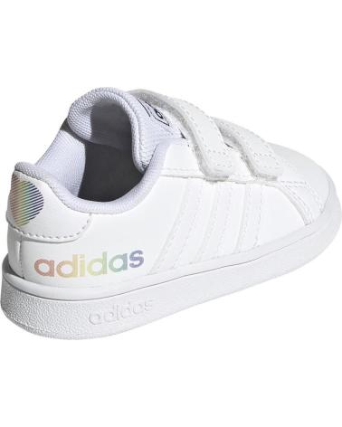 girl and boy Trainers ADIDAS DEPORTIVOS GRAND COURT  H02290 BLANCO