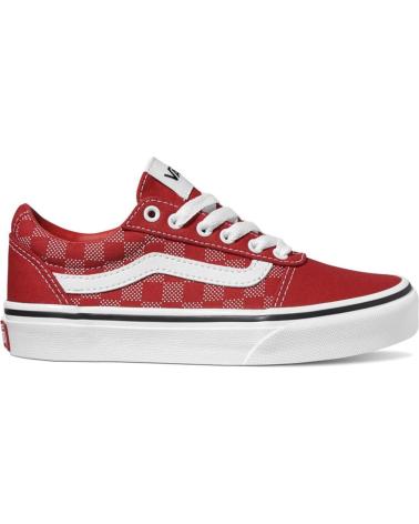 Woman and girl and boy Trainers VANS OFF THE WALL DEPORTIVOS VANS YT WARD CHECKER DOT  VN0A38J93RU1  ROJO