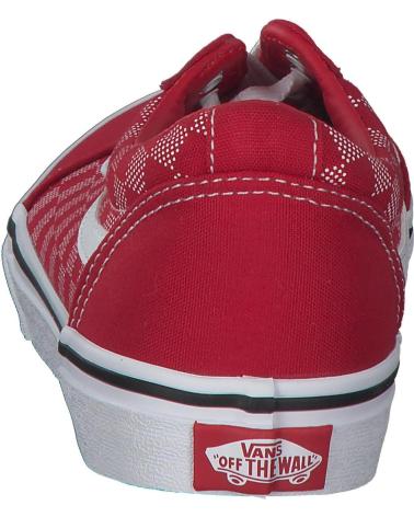 Woman and girl and boy Trainers VANS OFF THE WALL DEPORTIVOS VANS YT WARD CHECKER DOT  VN0A38J93RU1  ROJO
