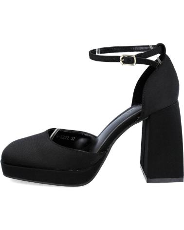 Sapatos de salto de Mulher BUBBLE BOBBLE S-2222 ZAPATOS PLATAFORMA MUJER NEGRO