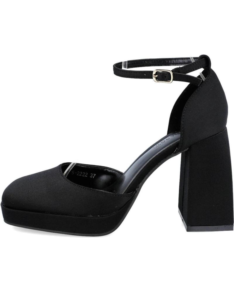 Sapatos de salto de Mulher BUBBLE BOBBLE S-2222 ZAPATOS PLATAFORMA MUJER NEGRO