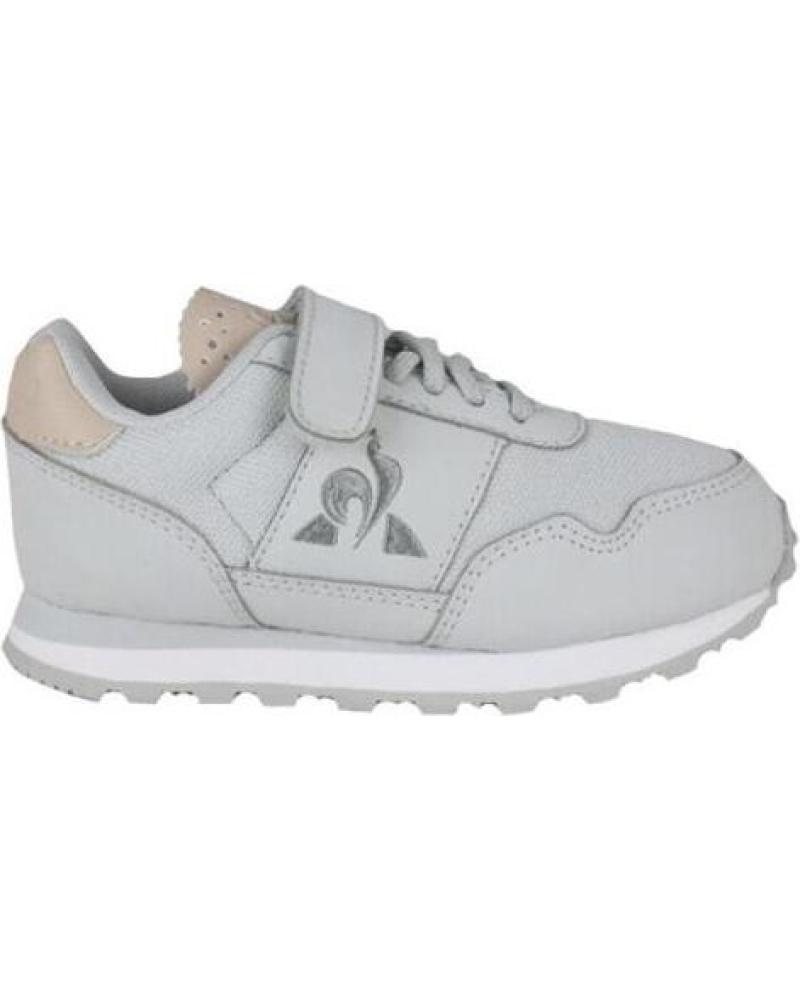 girl and boy Trainers LE COQ SPORTIF ASTRA CLASSIC INF GIRL 2120049  GRIS-MARRON
