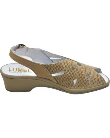 Woman Sandals LUMEL 4X-857 MERSEY SANDALIA ANATOMICA ANCHO ESPECIAL MUY C  BEIGE INSTA 4446-4206