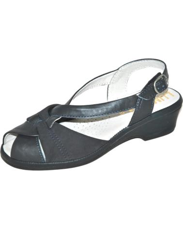 Sandalen LUMEL  für Damen 4X-487 MATE SANDALIA ANATOMICA ANCHO ESPECIAL MUY COM  BLUE 502-142