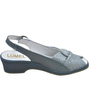 Woman Sandals LUMEL 4X-498 CLAMIRA SANDALIA ANATOMICA ANCHO ESPECIAL MUY BLUE VEGAS 1272-2252
