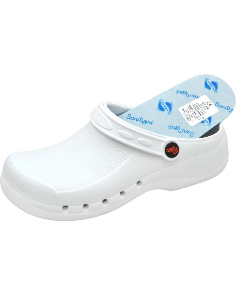 Clogs De Hombre DIAN EVA PLUS ZUECO UNISEX PARA PLANTILLAS BLANCO