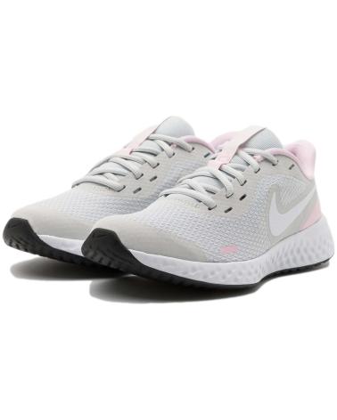 Sportif pour Femme et Fille et Garçon NIKE ZAPATILLAS RUNNING REVOLUTION 5 BQ5671-020 GRIS