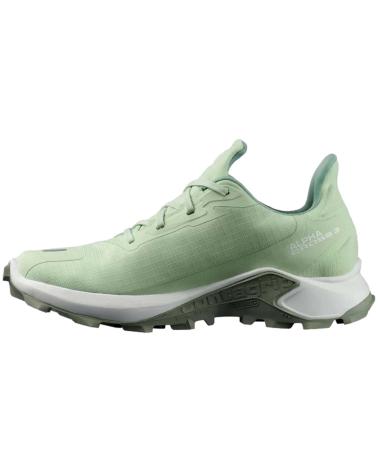 Woman Trainers SALOMON ALPHACROSS 3 GTX W  SPRAY-WHITE-WROUGHT IRON