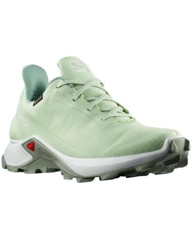Woman Trainers SALOMON ALPHACROSS 3 GTX W  SPRAY-WHITE-WROUGHT IRON