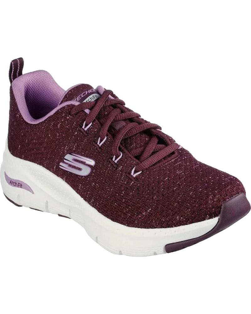 Skechers mujer granate sale