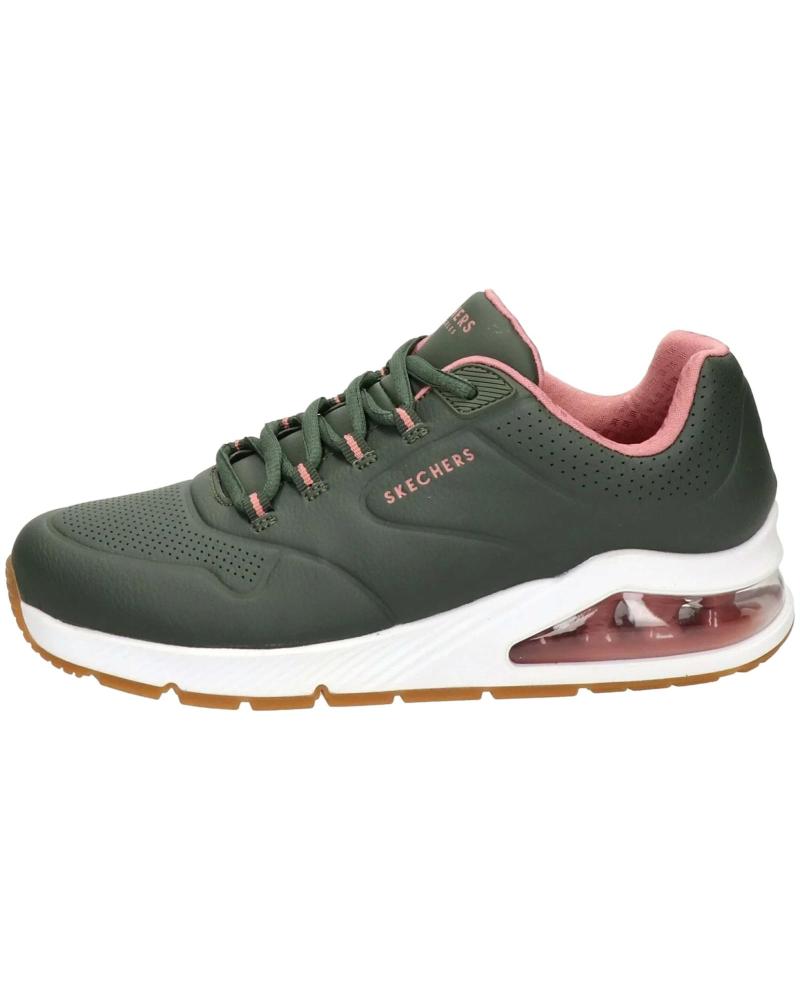 Sports Shoes De Mujer SKECHERS 155542 OLV OLIVE DURALEATHER MESH TRIM