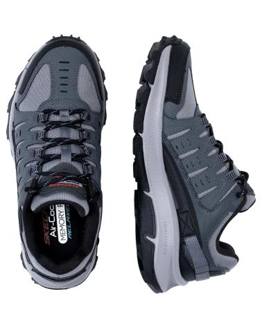 Man Zapatillas deporte SKECHERS 237501-CCBK CHARCOAL LEATHER-MESH-BLACK TRIM