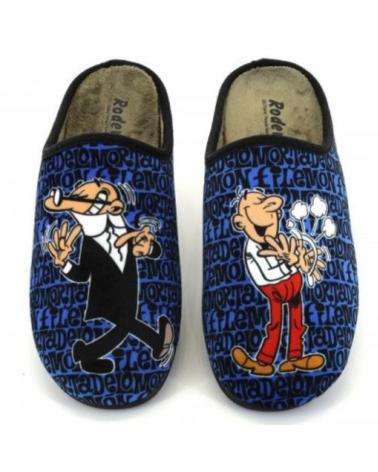 Man House slipers  RODEVIL - CHINELA MORTADELO Y FILEMON AZUL