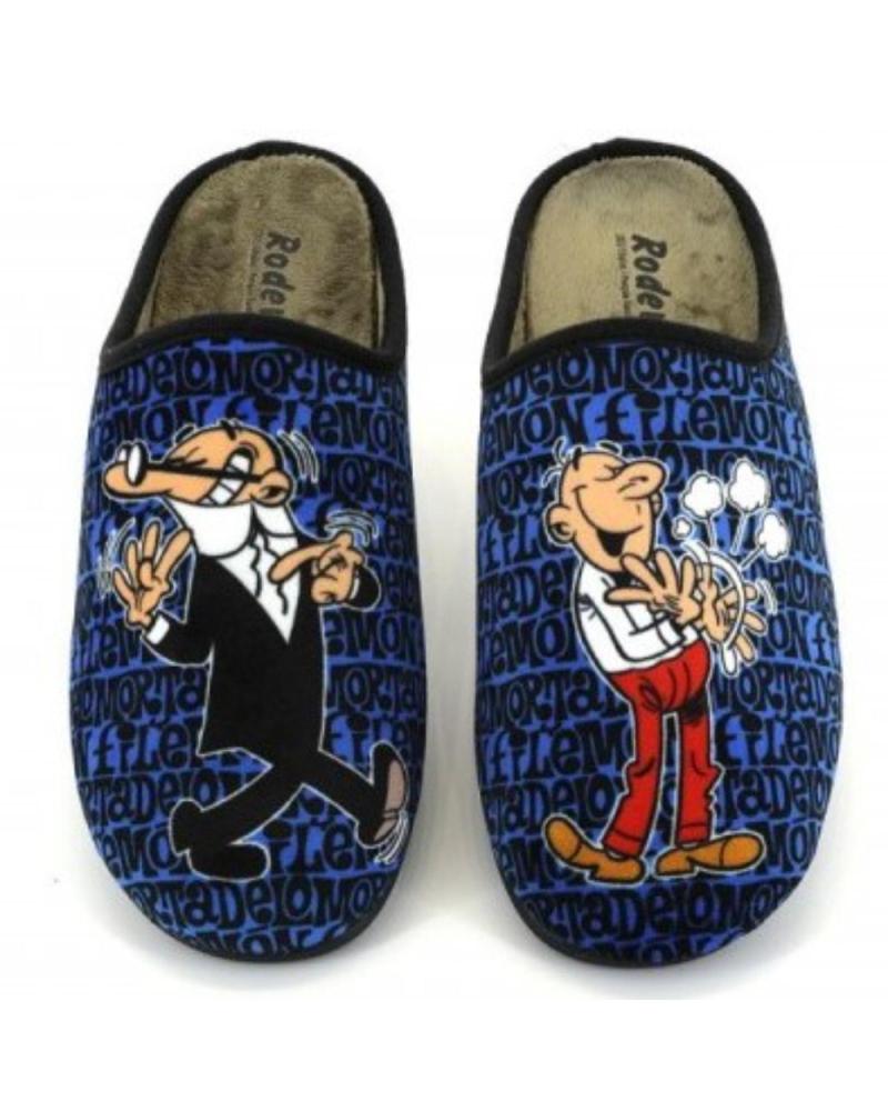 Man House slipers  RODEVIL - CHINELA MORTADELO Y FILEMON AZUL
