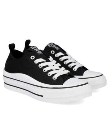 Zapatillas deporte de Mujer REFRESH 170659 ZAPATILLAS LONA MUJER NEGRO