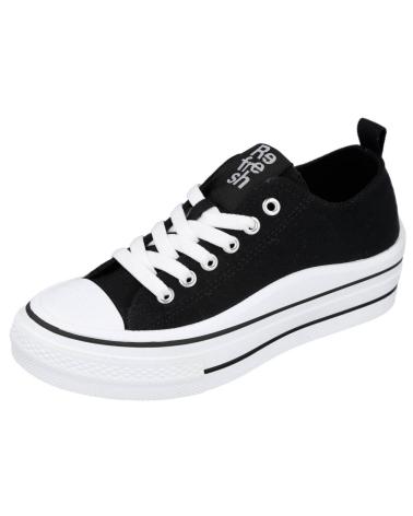 Zapatillas deporte de Mujer REFRESH 170659 ZAPATILLAS LONA MUJER NEGRO