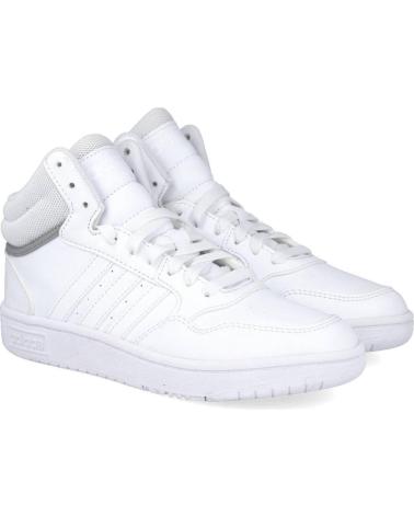 boy Trainers ADIDAS GW0401 NINO HOOP MID 3 0 K BLANCO