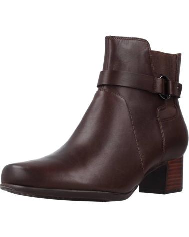 Botines de Mujer CLARKS UN DAMSON MID MARRON