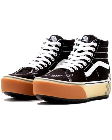 Deportivas de Mujer y Niña y Niño VANS OFF THE WALL ZAPATILLAS VANS UA SK8-HI STACKED BLACK-CHECK MULTICOLOR