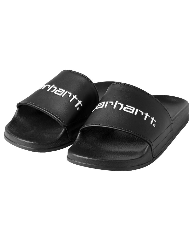 Chanclas CARHARTT  de Hombre WIO SLIPPER  BLACK MOSS BLACK-WHI
