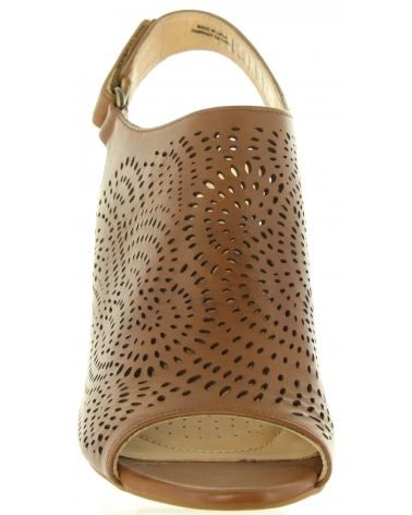 Zapatos de cuña de Mujer CLARKS 26131855 RAVEN TAN LEATHER