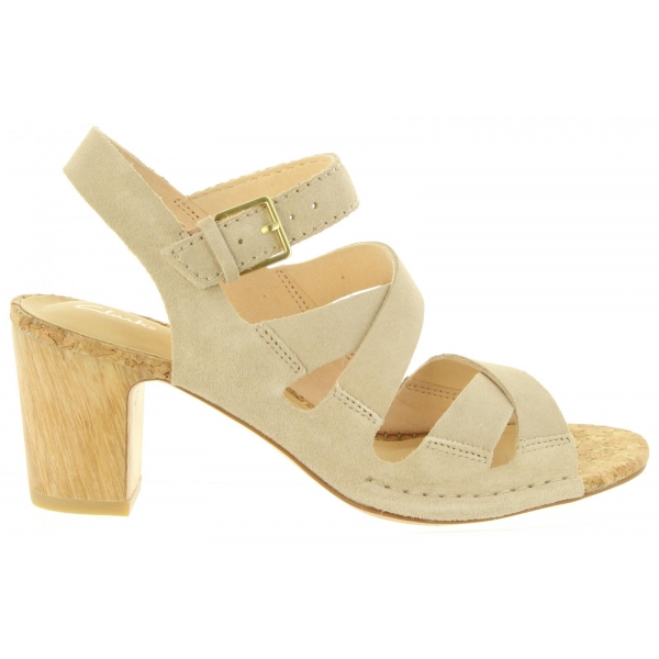 Sandales pour Femme CLARKS 26131830 SPICED SAND SUEDE