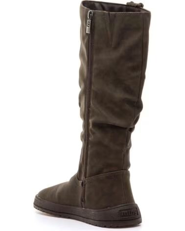MTNG 85506 BOTAS ALTAS BAREFOOT ESTILO CASUAL CON CREMALLERA MARRóN