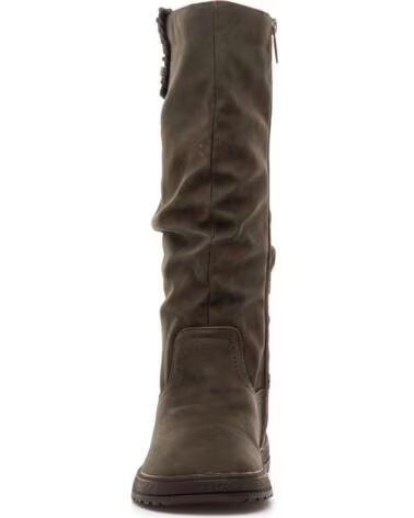 MTNG 85506 BOTAS ALTAS BAREFOOT ESTILO CASUAL CON CREMALLERA MARRóN