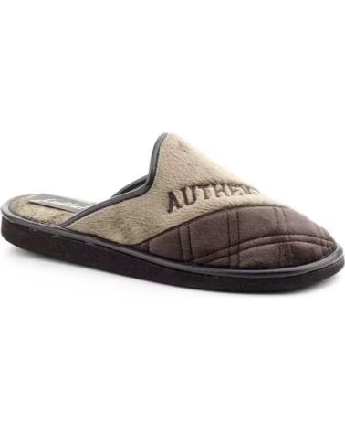 KATOSINES ZAPATILLAS DE CASA PARA HOMBRE KAKI TALLAS 39 A 45 MODELO 10K MARRóN