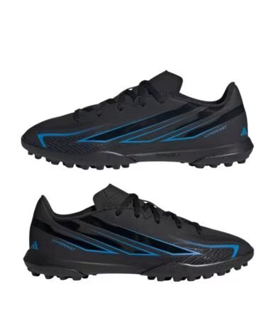 ADIDAS F50 HYPERFAST CLUB TF JR NIÑO 38 2-3 NEGRO AZUL NEGRO-AZUL