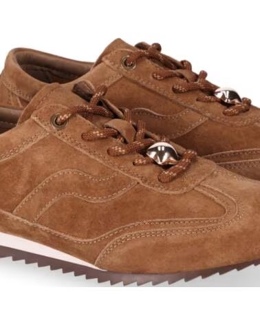 WOMEN SPORT SNEAKERS CHIKA10 CLAIRE 06 IN SUEDE LEATHER TAN CUERO-TAN