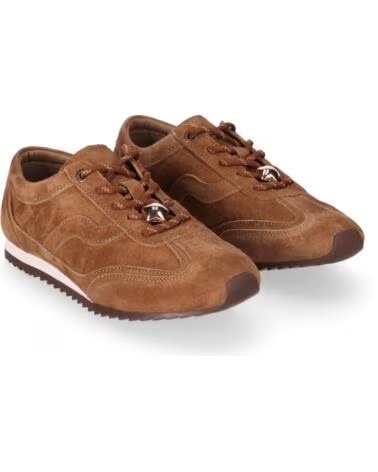 WOMEN SPORT SNEAKERS CHIKA10 CLAIRE 06 IN SUEDE LEATHER TAN CUERO-TAN