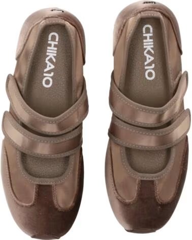 CHIKA10 CLAIRE 09 ZAPATILLAS DEPORTIVAS DE TEJIDO TAUPE TAUPE-TAUPE