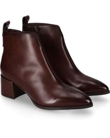 CHIKA10 ESPINO 02 BOTINES TACÓN MEDIO MUJER MARRÓN MARRON-BROWN