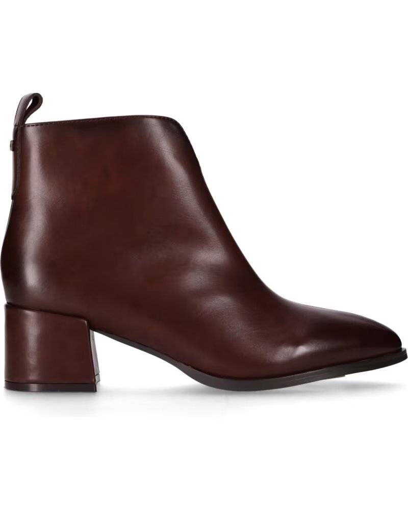 CHIKA10 ESPINO 02 BOTINES TACÓN MEDIO MUJER MARRÓN MARRON-BROWN