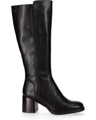 CHIKA10 TUKANA 05 HALBHOHE STIEFEL AUS SYNTHETISCHEM LEDER SCHWARZ-BLACK NEGRO-BLACK